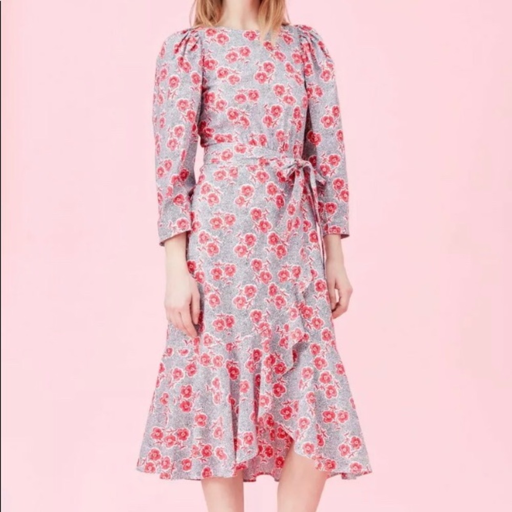 Rebecca Taylor Coral Fleur Dress